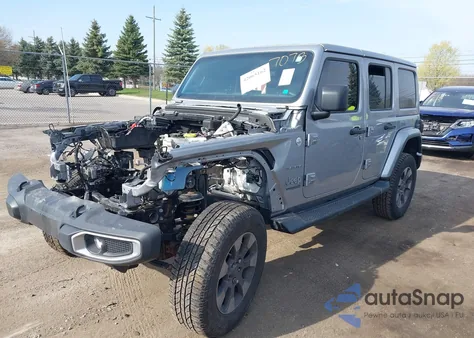 2018 Jeep Wrangler Unlimited Sahara 4X4 z USA, uszkodzony, nr VIN 1C4HJXEN6JW197073